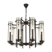 Alberto Clear Glass Flute 6 | 8 Light Chandelier - Lighting.co.za