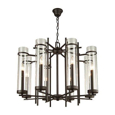 Alberto Clear Glass Flute 6 | 8 Light Chandelier - Lighting.co.za