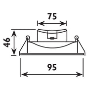 Tilt LED 6 Watt 95mm White Downlight - Lighting.co.za