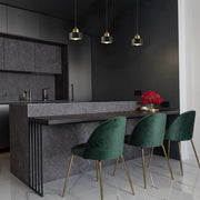 Retro X Marble and Brass Look Pendant Light - Lighting.co.za