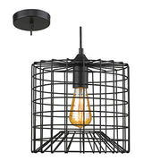 Cala Grid Drum Metal Shade Pendant Light - Lighting.co.za