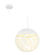 Floro White Facet Ball Pendant Light - Lighting.co.za