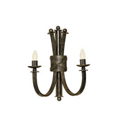 Bali 2 Light Antique Bronze Wall Light - Lighting.co.za