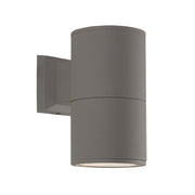 Astra Silver Grey GU10 Round Down Facing Outdoor Wall Light - Lighting.co.za
