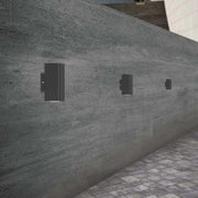 Ryka Square ABS GU10 Up Down Facing Outdoor Wall Light - Lighting.co.za