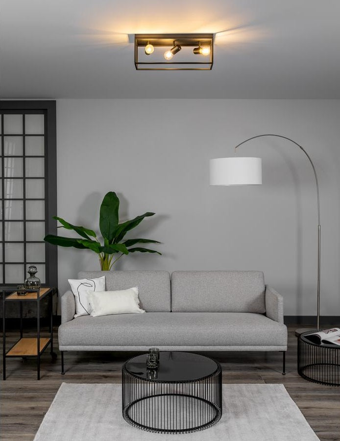 Silentina 1 | 2 | 3 Light Open Black Ceiling Light - Lighting.co.za