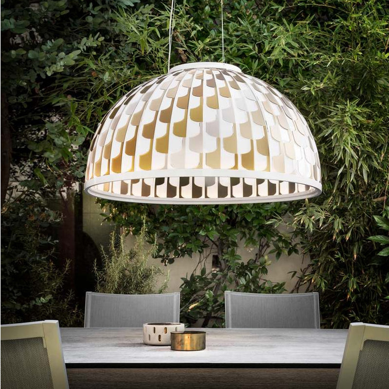 SLAMP Large Dome Suspension Orange LED Pendant Light - Lighting.co.za