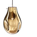 Bomma Soap Large Gold Hand Blown Crystal Pendant Light - Lighting.co.za