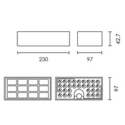 Sunmite Solar with Motion Sensor LED Outdoor Wall Light - Lighting.co.za