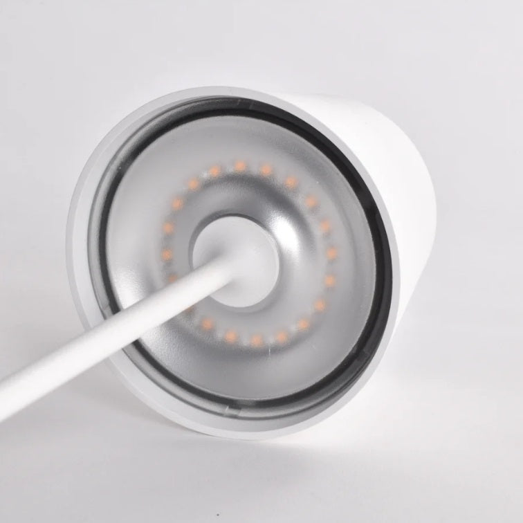 Trevi Smooth Shade Gold | Black | White Rechargeable Table Lamp - Lighting.co.za