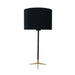 Trivoli Black and Brass Look Table Lamp - Lighting.co.za