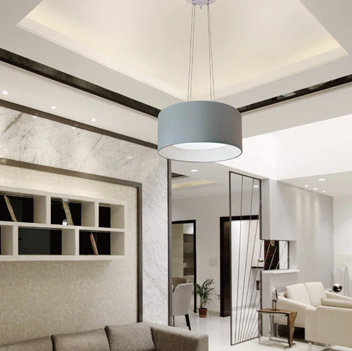 Verona Black | White | Grey Pendant Light 2 Sizes - Lighting.co.za