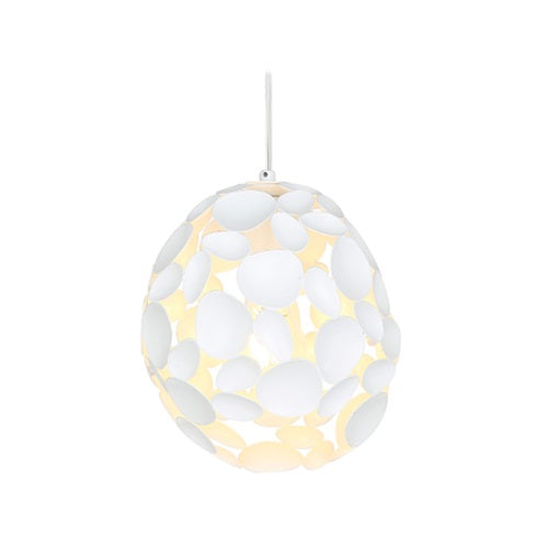 Minje White Copper Chrome Pendant Light - Lighting.co.za