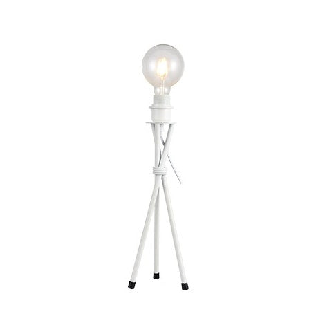 Luna Black or White tripod Table Lamp BASE ONLY - Lighting.co.za