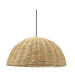 Natural Wicker Large Woven Basket Pendant Light - Lighting.co.za